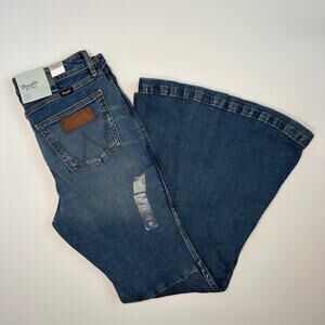 Wrangler Retro High Waist Ultra Flare Denim Jeans 29x32 New with Tags
